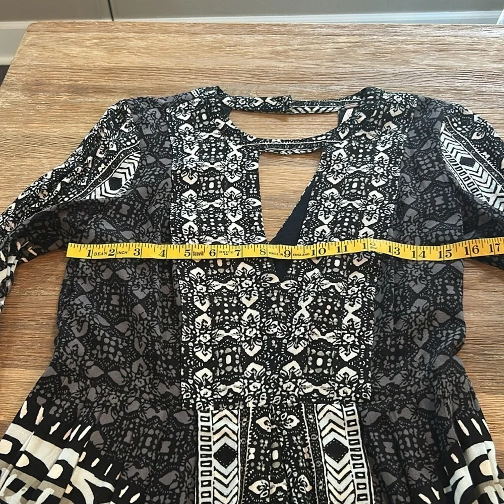 Free People Long sleeve cutout dress size 2
